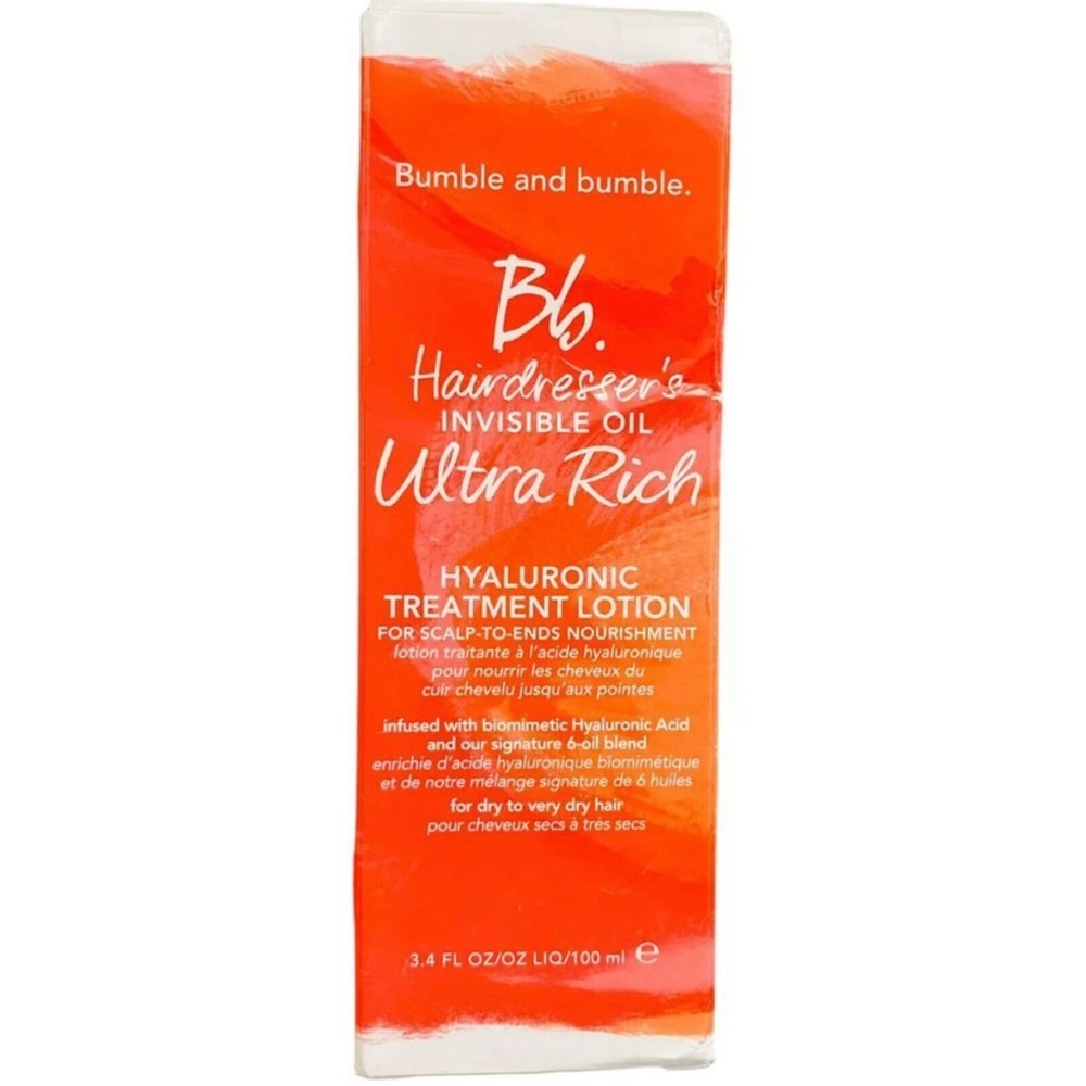 Bumble & Bumble Invisible Oil Ultra Rich Hyaluronic Treatment Lotion NWT
